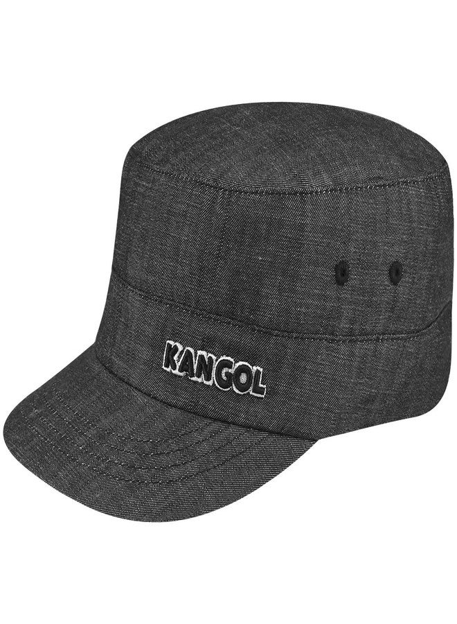 Kangol Denim Flexfit Army Cap - Black/L/XL Black, Large-X-Large - Image 1