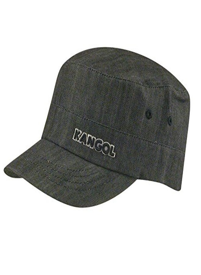 Kangol Denim Flexfit Army Cap - Black/L/XL Black, Large-X-Large - Image 3