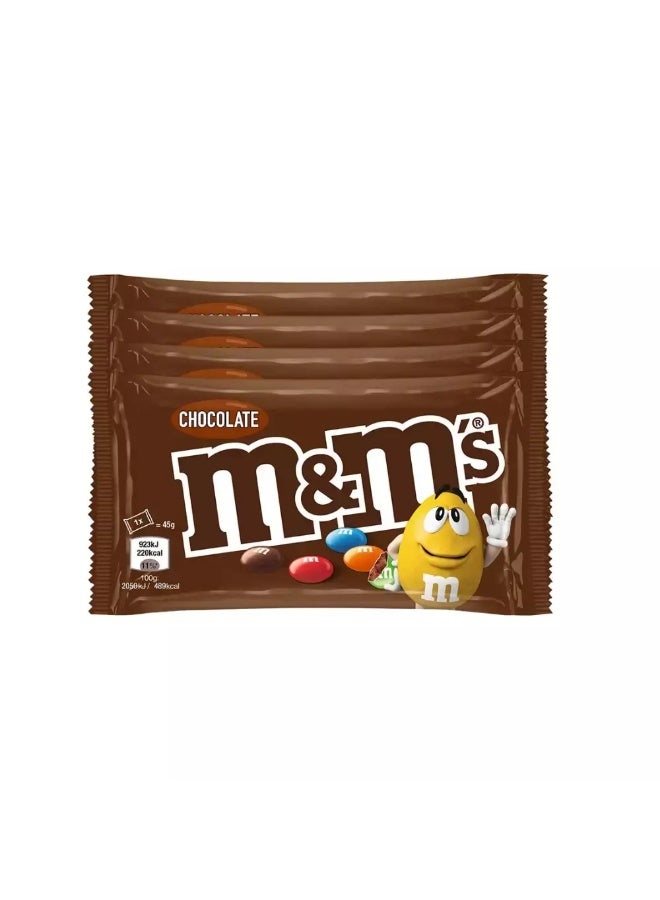 M&M'S M&MÃƒÂ¢Ã¢â€šÂ¬Ã¢â€žÂ¢s Assorted Chocolate 4 x 45 gm, Pack of 4 - Image 3