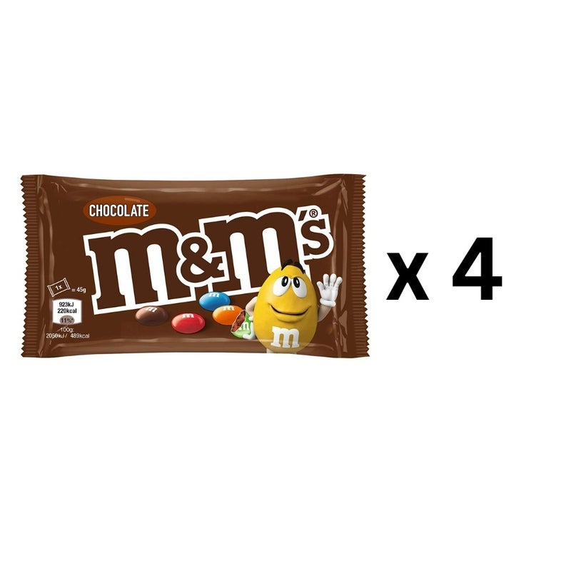 M&Ms Assorted Chocolate- 4X45gms - Image 1