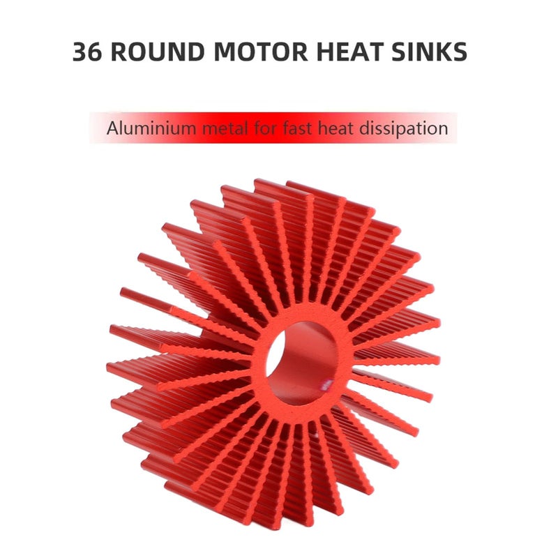 3D Printer Stepper Motor Heatsink 36mm Round Aluminum Heat Sink 3Pcs Set - Image 5
