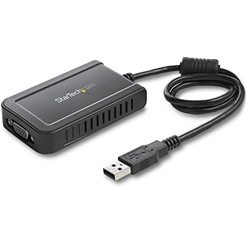 Startech.com StarTechcom USB 20 to VGA Adapter USB to VGA Monitor Converter for Windows 1080p TAA no support for macOSChromeOSLinux - Image 1