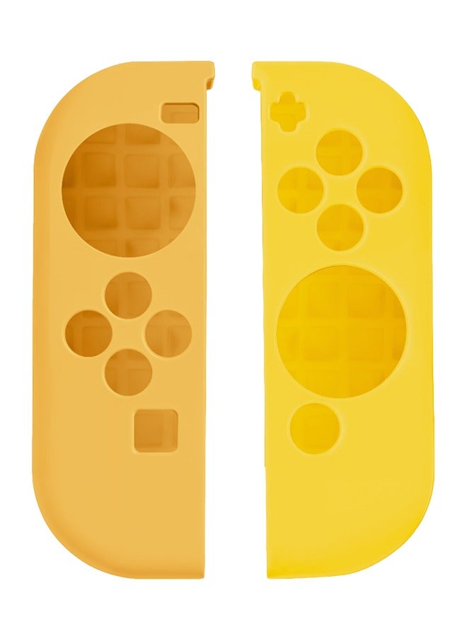 XForm Nintendo Switch/OLED Joy-Con Shell Case Colorful Left & Right Handle Protective Cover (Orange & Yellow) – Soft TPU Replacement Housing for Joy-Con Controllers - Image 2