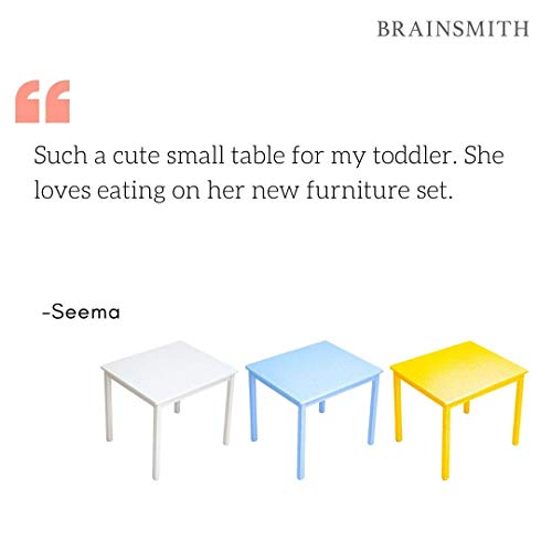 Brainsmith Premium Wooden Activity Table for Kids, 4-Seat Toddler Table for Home, Preschool, Nursery & Daycare, Non-Toxic, Durable Study and Play Furniture, Easy to Assemble, Green, 1–5 Years - Image 3