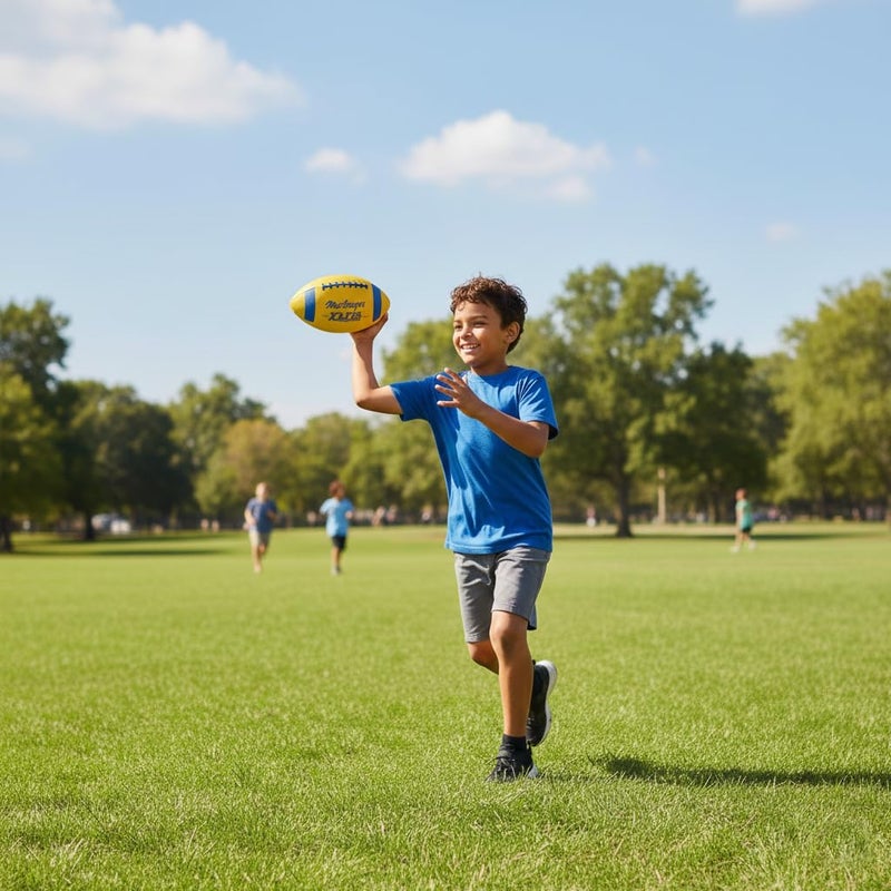 MacGregor Junior Size Football - Yellow - Image 5