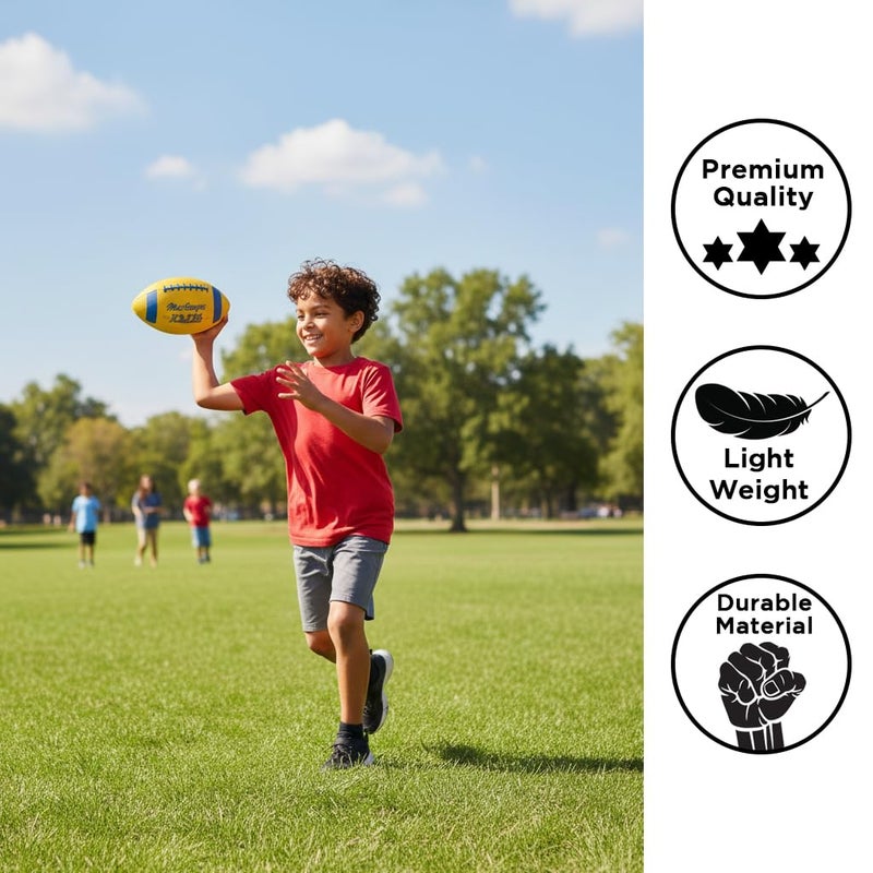 MacGregor Junior Size Football - Yellow - Image 3