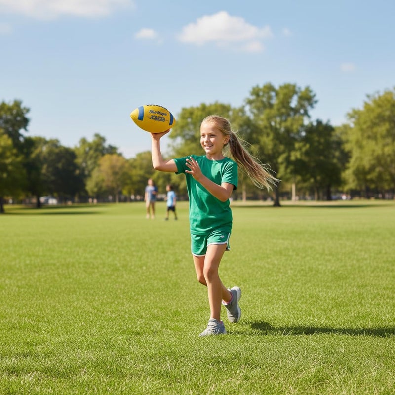 MacGregor Junior Size Football - Yellow - Image 4