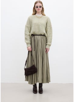 Manuka Pleated Maxi Skirt Cagla  - Image 3