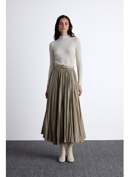 Manuka Pleated Maxi Skirt Cagla  - Image 5