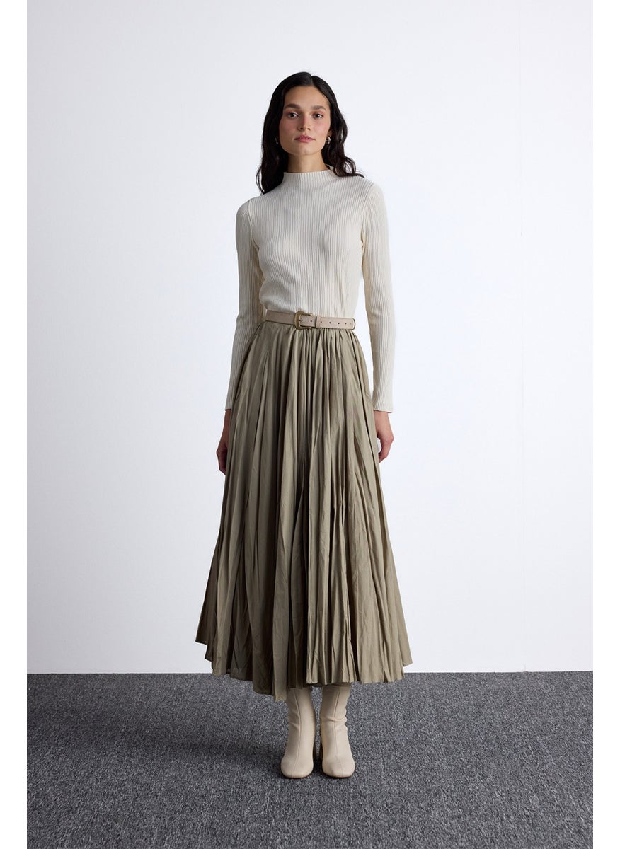 Manuka Pleated Maxi Skirt Cagla  - Image 5