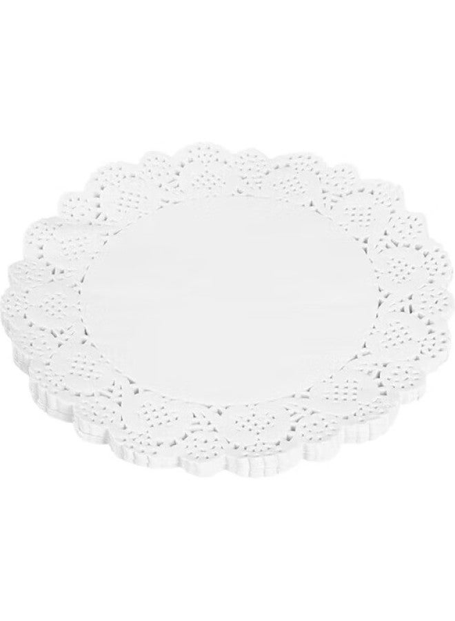 MAX COOK Maxcook Disposable Oil-Absorbing Paper, Cooking Paper, Baking Paper, Grease-Proof Paper, Barbecue Paper, Lace Edge, 21.6Cm, 100 Sheets, Mcpj7033 - Image 1
