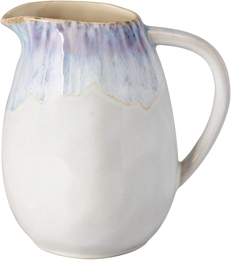 Costa Nova Ceramic Stoneware 60 oz Pitcher  Brisa Collection Ria Blue  Microwave  Dishwasher Safe Dinnerware  Food Safe Glazing  Restaurant Quality Serveware - Image 1
