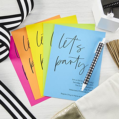 Astrobrights Mega Collection, Colored Paper, "Brilliant" 5-Color Assortment, 625 Sheets, 24 lb/89 gsm, 8.5" x 11 - MORE SHEETS! (91684) - Image 3