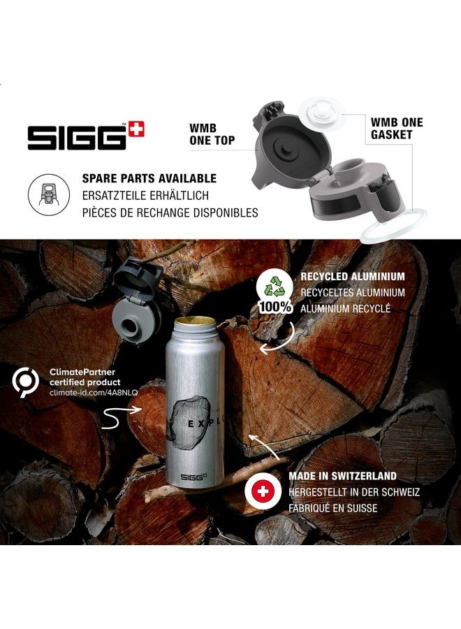 Sigg Aluminum Water Bottle Wmb Pathfinder Aluminium Climate Neutral Certified Leakproof Lightweight Bpa Free Black 34 Oz - Image 4