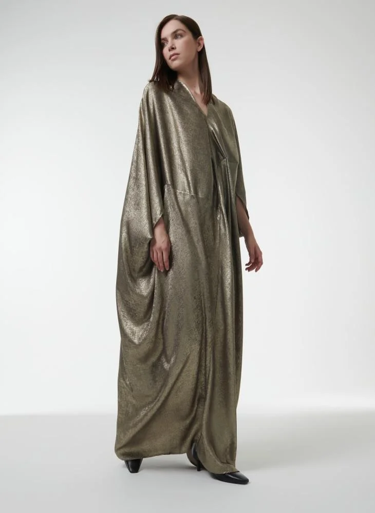 Leem V-Neck Dropped Shoulder Kaftan