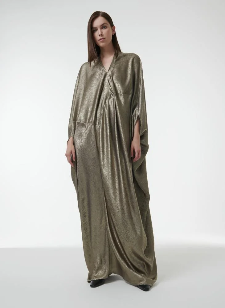 Leem V-Neck Dropped Shoulder Kaftan