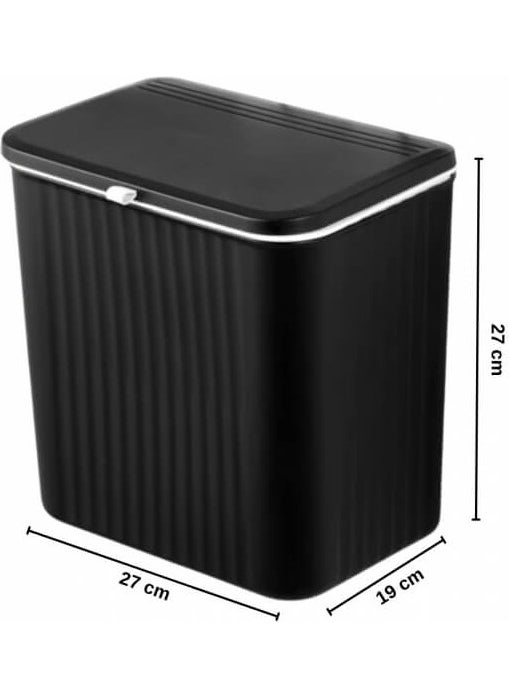Piev Kitchen Countertop Cupboard Hanging Lid 15 Lt Trash Can  - Image 4