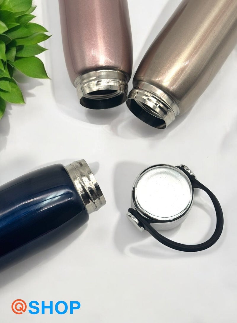 كيوشوب ترمس 350 مل مع مقبض متين – مثالي للاستخدام اليومي والتخزين الطويل للمشروبات الساخنة والباردة - Image 3