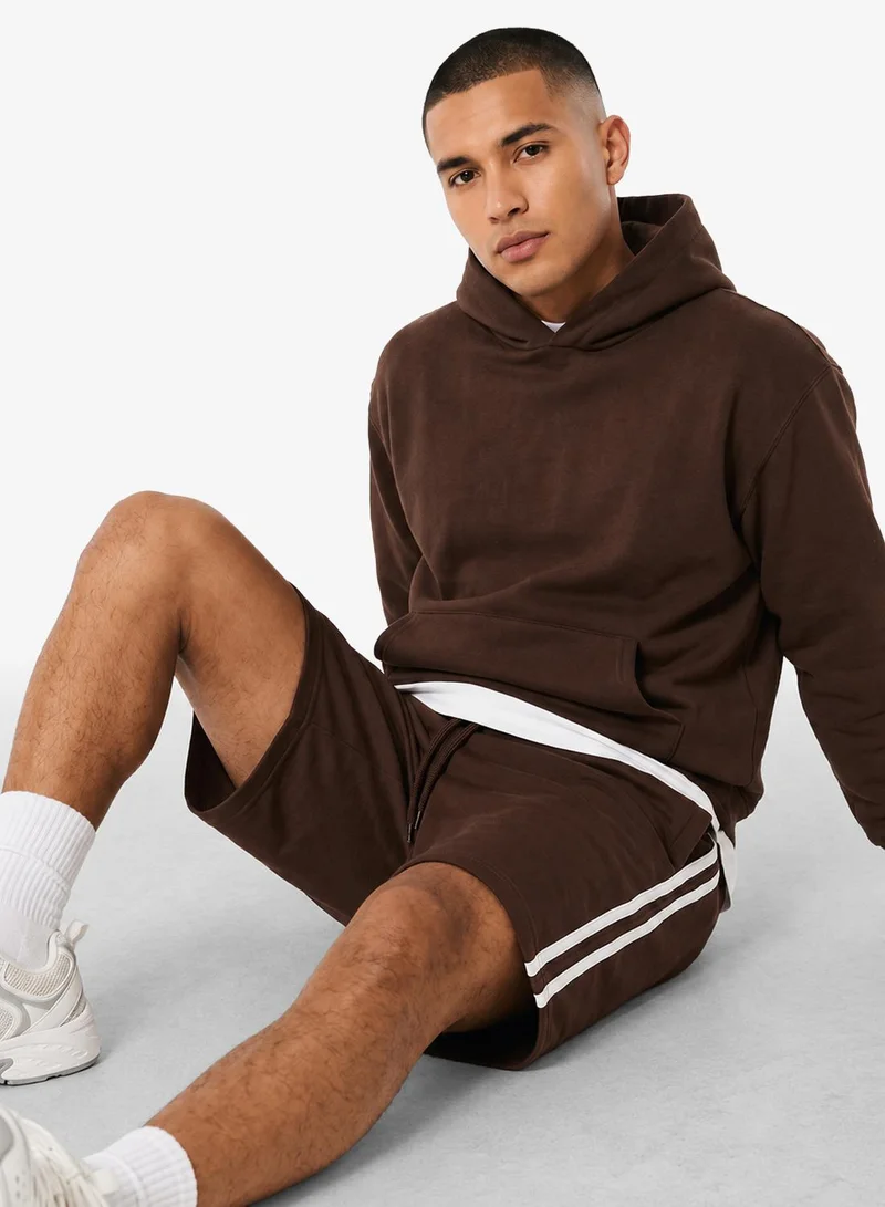 Seventy Five Regular fit Printed and Net Folding Shorts