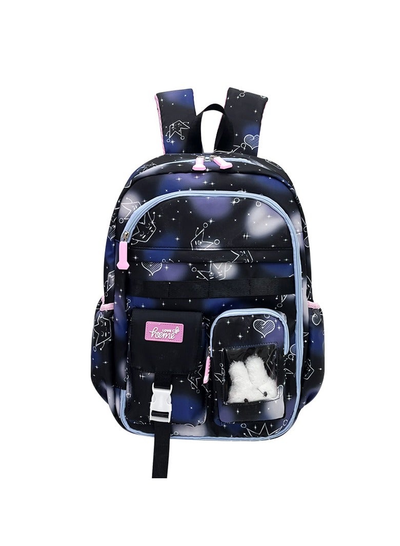 Durable Student Backpack With Reduced Load, Spine Protection, 180-Degree Side-opening Backpack, 32*45*14CM - Image 1