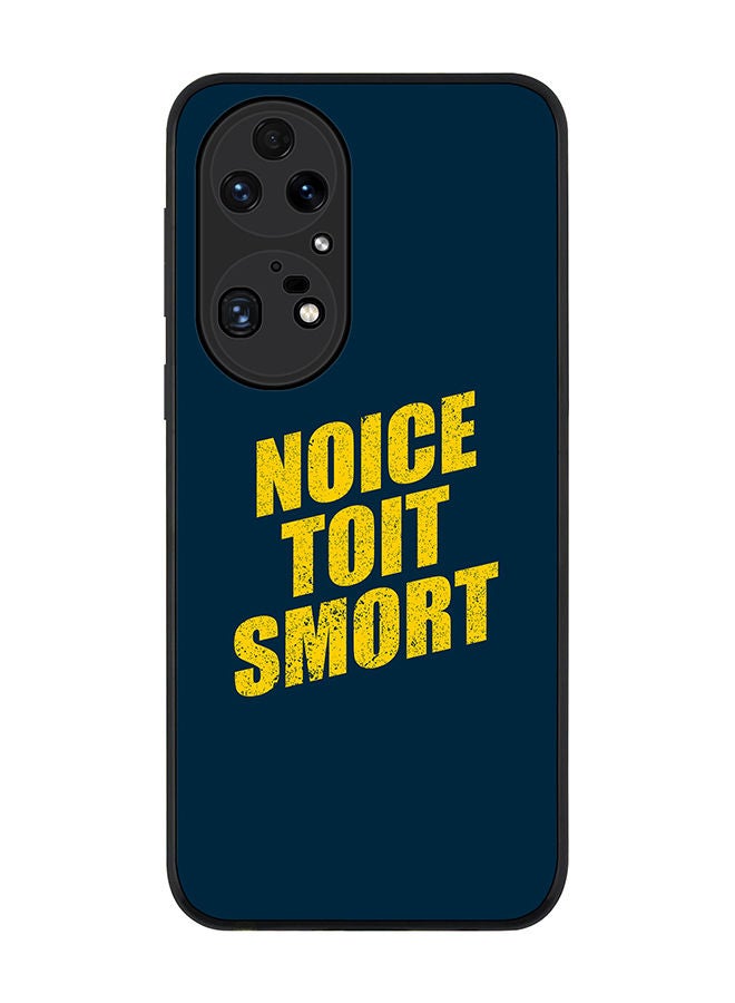 Stylizedd Rugged Black edge case for Huawei P50 Pro Slim fit Soft Case Flexible Rubber Edges Anti Drop TPU Gel Thin Cover - Noice Toit Smort - Image 1