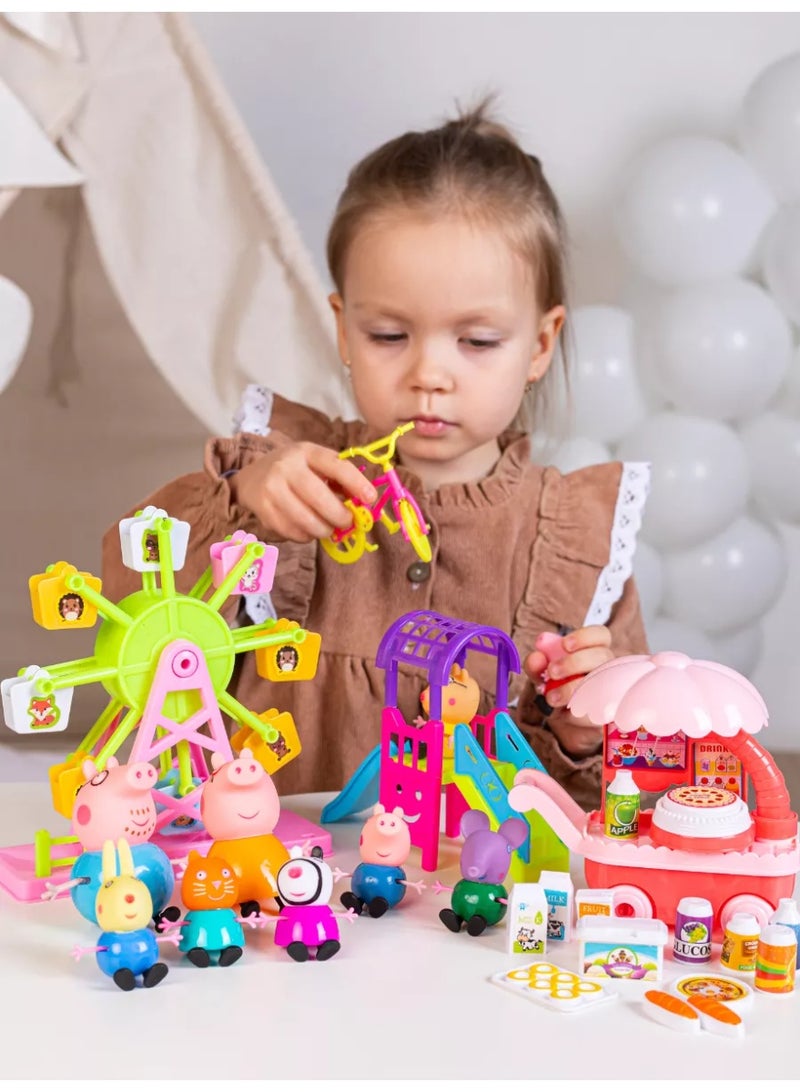 Peppa Pig Store 25 PCS Peppa Pig Family Carnival (3+) - Image 2