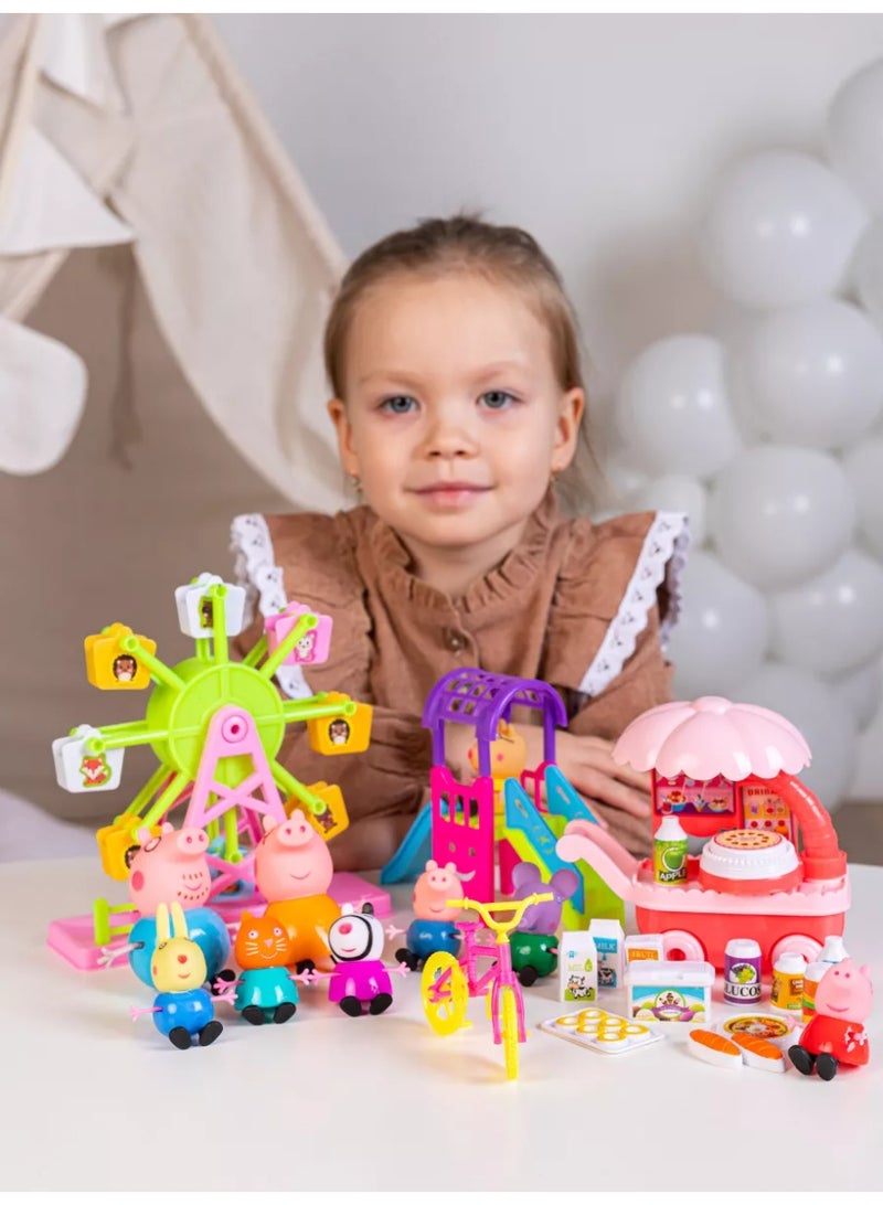 Peppa Pig Store 25 PCS Peppa Pig Family Carnival (3+) - Image 3