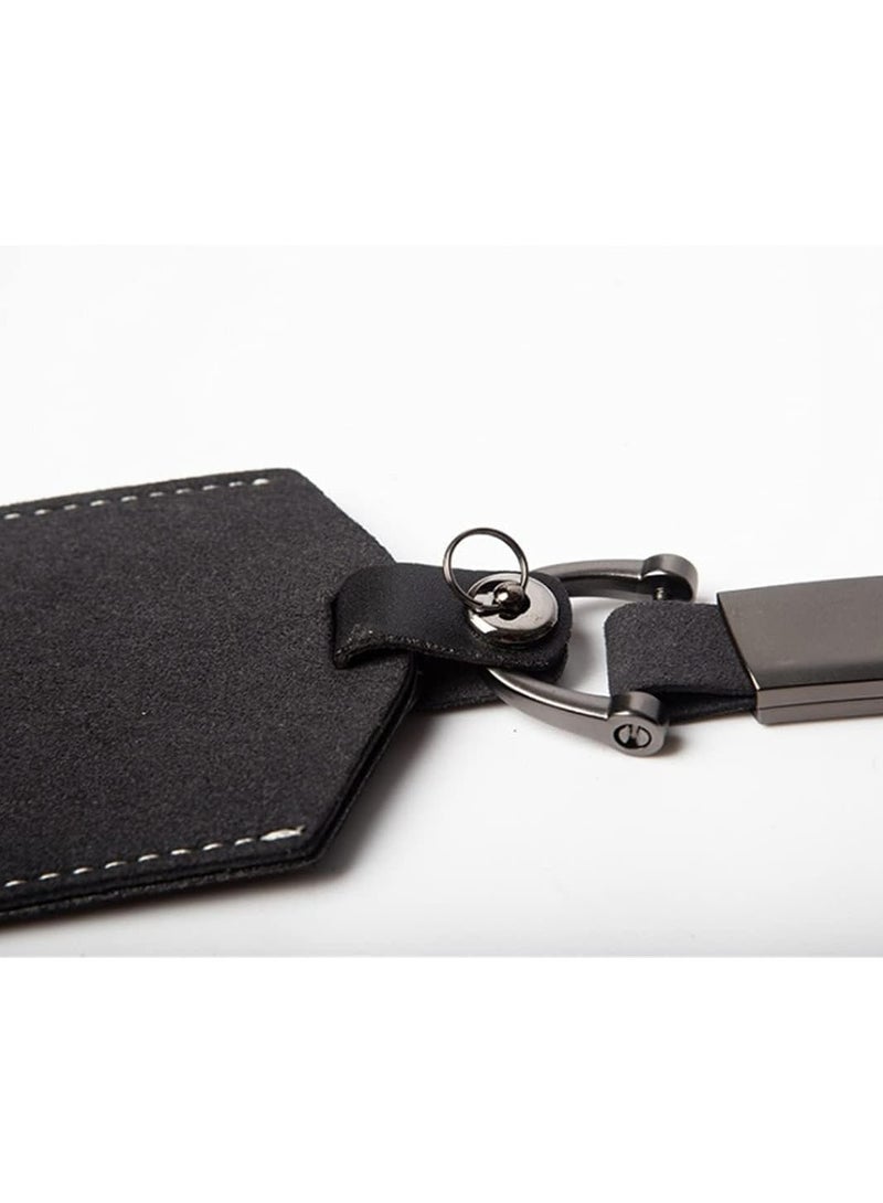 Oasisgalore Key Card,  Key Card Holder Artificial suede Protector Cover Keychain Accessories for Tesla Model 3, Model Y (Black) - Image 5