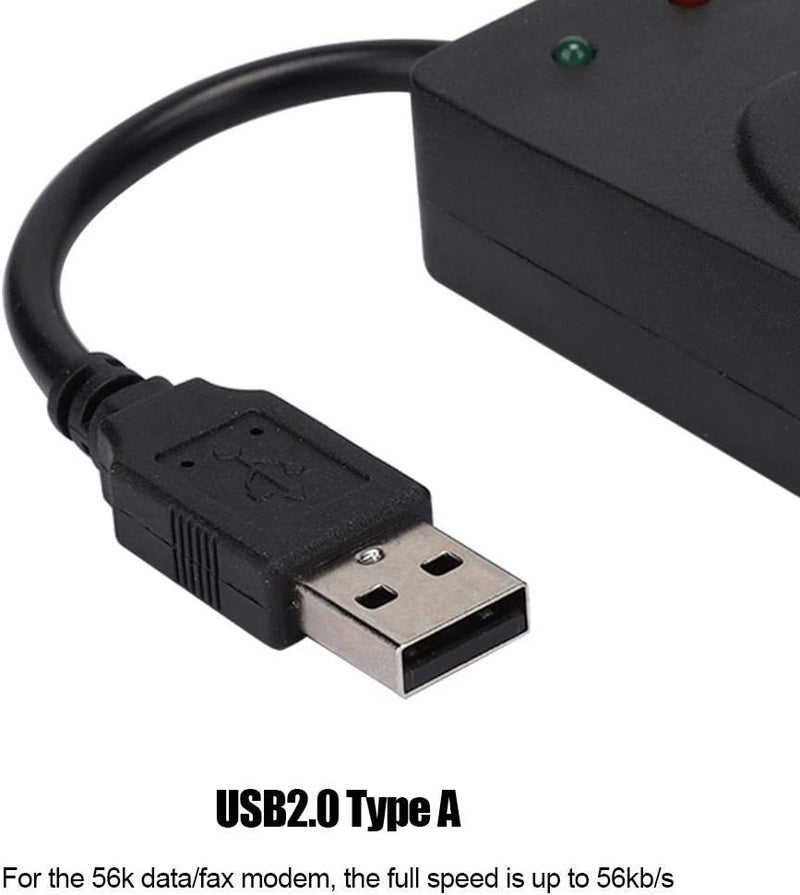 كلاراكو مودم اتصال هاتفي عادي، مودم فاكس، منفذ USB 2.0 مزدوج، سرعة 56 كيلوبت/ثانية، برنامج تشغيل مودم خارجي لأنظمة ويندوز 98، 2000، ME، XP، فيستا، CE 5.0، 10، 8.1، 8، 7، يدعم الاتصال بالإنترنت، إرسال واستقبال الفاكسات تلقائيًا. - Image 3