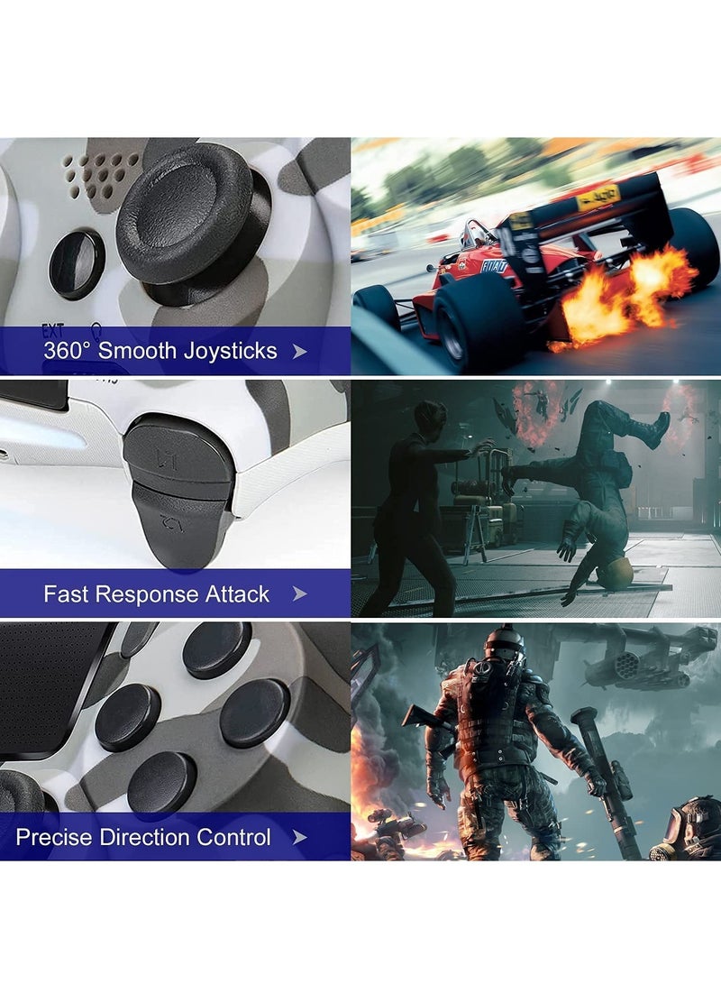 Beauenty Wireless Controller Dual Vibration Game Joystick Controller for PS4 Controller/Slim/Pro, Compatible with PS4 Console - Image 3