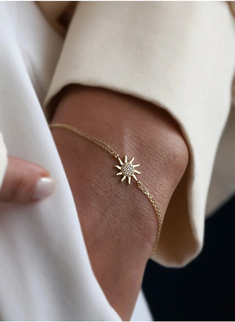 Artsy Silver - Sun Bracelet Gold Plating - Silver - Image 1