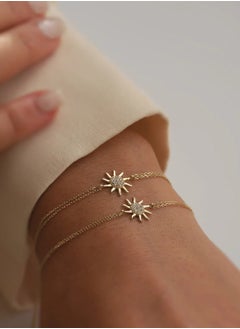 Sun Bracelet Gold Plating - Silver