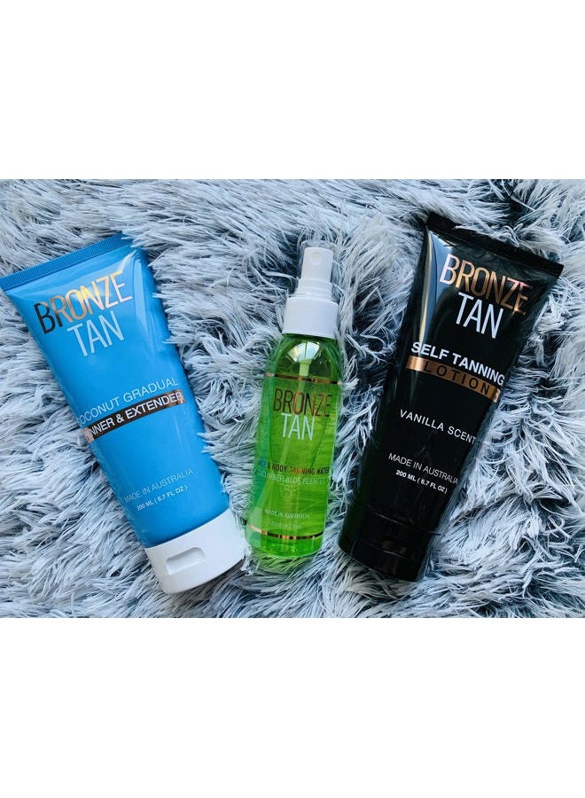 Existing Beauty لوشن تان برونز تان الذاتي مع مكونات طبيعية وعضوية تان ذاتي للوجه والجسم برائحة الفانيليا (200 مل/6.76 أونصة سائلة) - Image 5