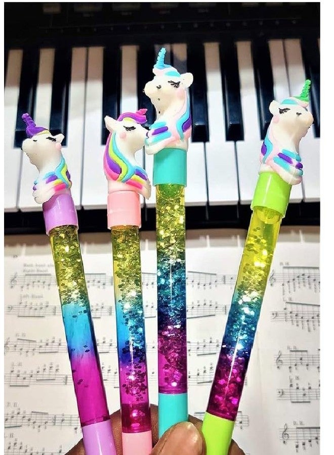 ECLET Unicorn Combo-5ps Diary/Pen/Pencil/Eraser/Fur Pouch For Birthday Return Gift set - Image 4