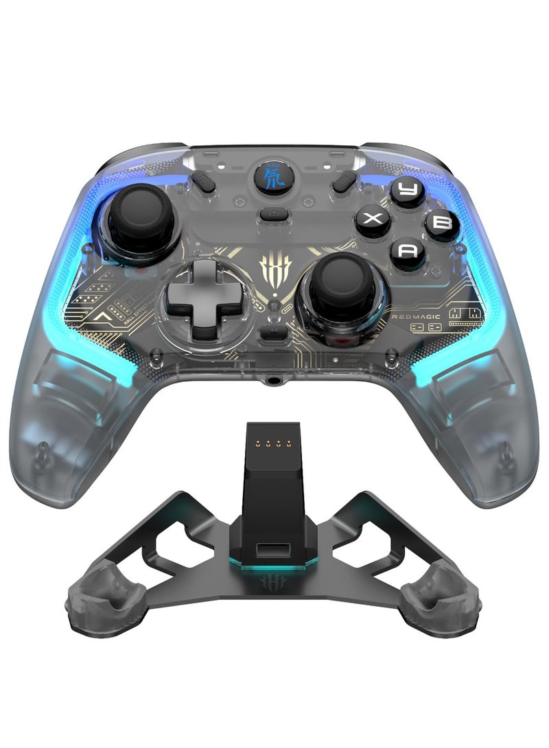 REDMAGIC REDMAGIC Wireless Controller , Cyber Gamepad , Working on Mobile, Tablet, And computer , Andorid, IOS, Windows , RGB Light , With Charger Stand  - Image 1