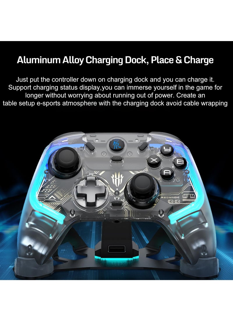 REDMAGIC REDMAGIC Wireless Controller , Cyber Gamepad , Working on Mobile, Tablet, And computer , Andorid, IOS, Windows , RGB Light , With Charger Stand  - Image 4