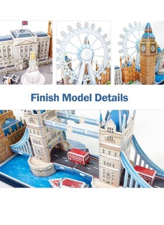 SYOSI 3D Puzzles for Kids Ages 8 10 London City STEM Projects Arts Crafts 3D Architecture Crafts for Girls Ages 8 12 3D Puzzle Birthday Gifts for 8 Year Old Girls  - Image 4