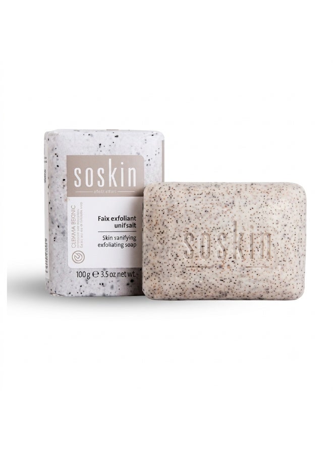 Soskin Skin-Unifying Exfoliating Bar 100g