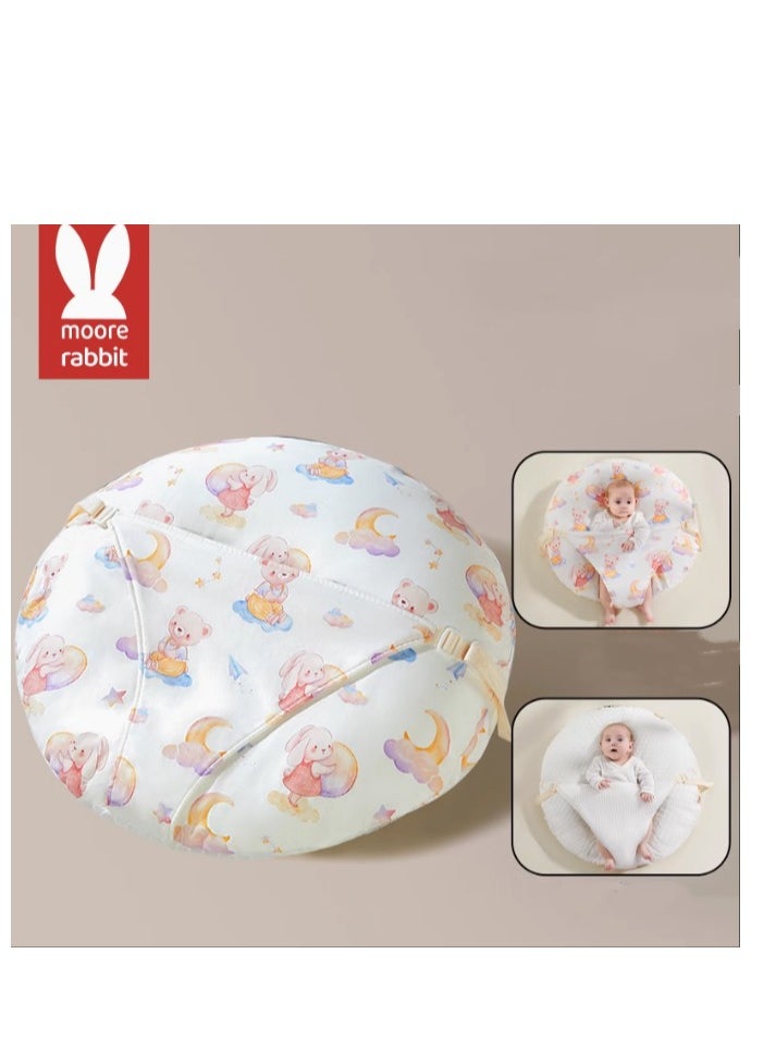 Moore Rabbit Baby Anti Spitting Slope Pad, Baby Slope Pillow, Newborn Lying In Bed, Sleeping Tool, Bed In Bed, Breastfeeding Pillow  - Image 1