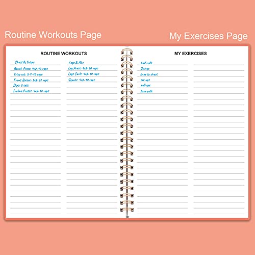 Nokingo Fitness Planner for Women & Men - A5 Workout Log Book/Exercise Workout Log to Track Weight Loss, GYM, Bodybuilding Progress - Daily Health & Wellness Workout Journals, 5.8X8.25 In Workout Book - Image 5