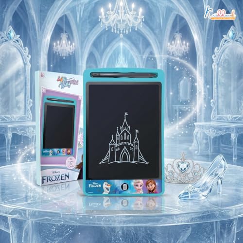 Kriiddaank 8.5" Frozen LCD Writing Tablet, Electronic Drawing Pad & Magic Slate for Kids, Toddler Travel Doodle Board with Lock Function, Portable Birthday Gift for 3-9 Year Old Boys & Girls, Blue - Image 5