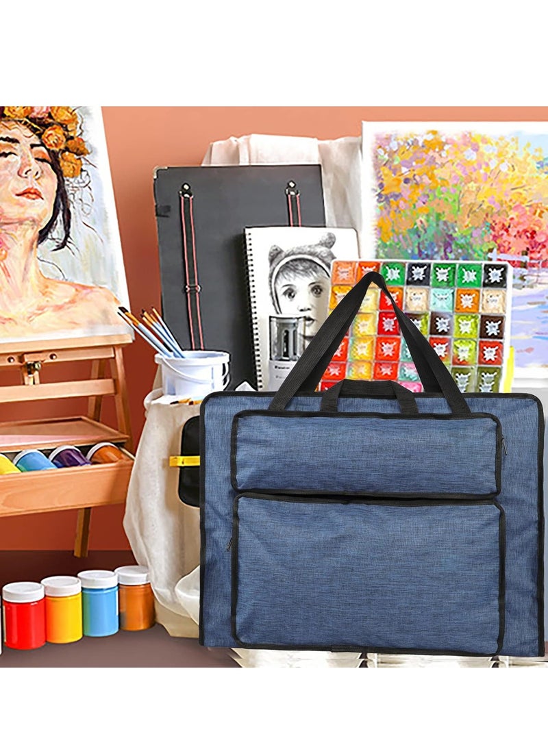IPENNY Students Water-Resistant Artist Portfolio Tote Bag for Art Supplies Storage 8K Drawing Board Carry Shoulder Bag Sketch Pad Art Board Bag Art Supplies Storage Tote Bag Durable Art Portfolio Case  - Image 4