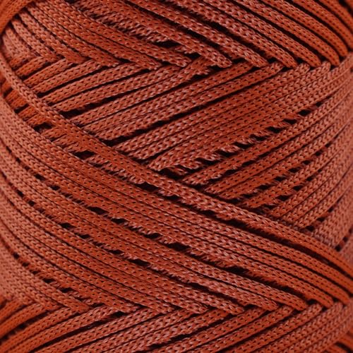 Makromecity, Polyester Macrame Cord (2 mm x 750 feet) 2mm Polypropylene Brick Macrame Cord Crochet Macrame Bag Cord Crafts for Wall Hangings, Bags, Underplate, Rug - Image 3