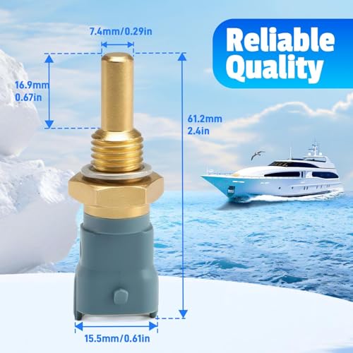 KPALAG Coolant Water Temperature Sensor, Coolant Temp Sensor Compatible with Sea-Doo 3D GSX GTX RXP RXT RX Wake GTX Can Am Traxter Outlander Replace#：278002895 - Image 3