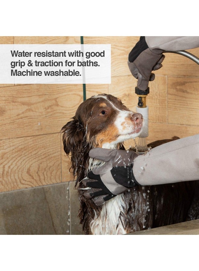 بيت فيوجن قفازات العناية بالحيوانات الأليفة متعددة الأغراض من PetFusion رائعة للرحلات إلى الطبيب البيطري والاستحمام ومقاومة للثقب والخدش والماء - Image 3