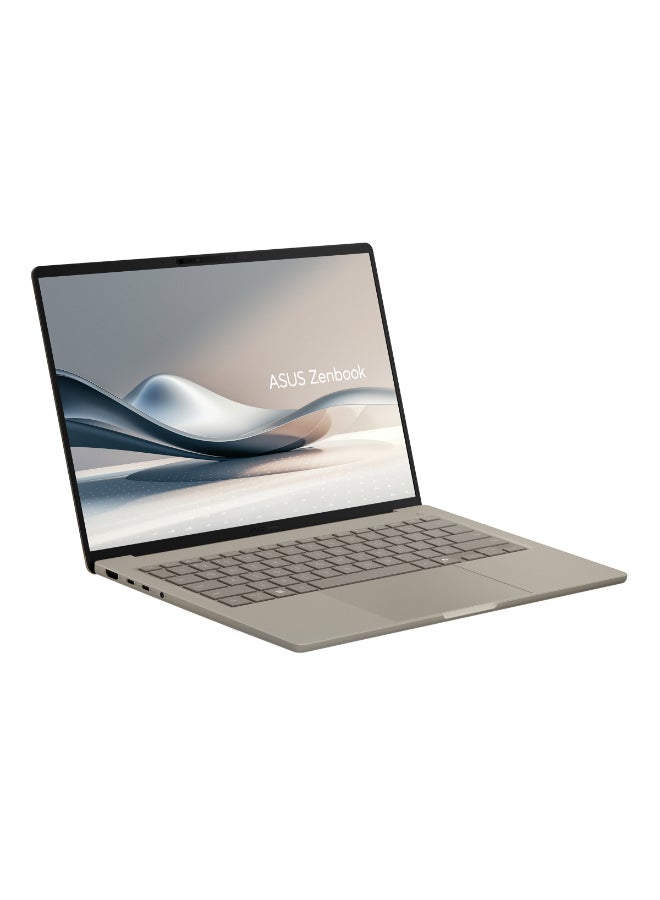 أسوس لابتوب زينبوك بشاشة OLED WUXGA (1920x1200) مقاس 14 بوصة، مع معالج Snapdragon X X126100 Purwa SE وNPU من Qualcomm Hexagon حتى 45TOPS/ذاكرة RAM سعة 16GB DDR5/قرص SSD سعة 1TB/رسومات Qualcomm Aderno/نظام Windows 11 Home/كاميرا بدقة Full HD + غلاف مجاني - Image 2