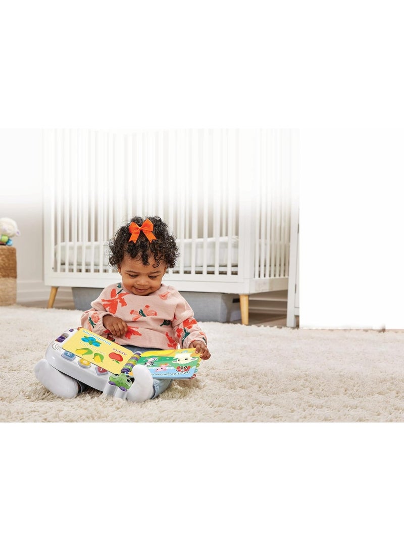 vtech Learn & Discovery Baby Book - Multicolour  | Travel Book, easy-to-turn, wipe-clean pages & 3 play modes | suitable ages 6 m + up - Image 2