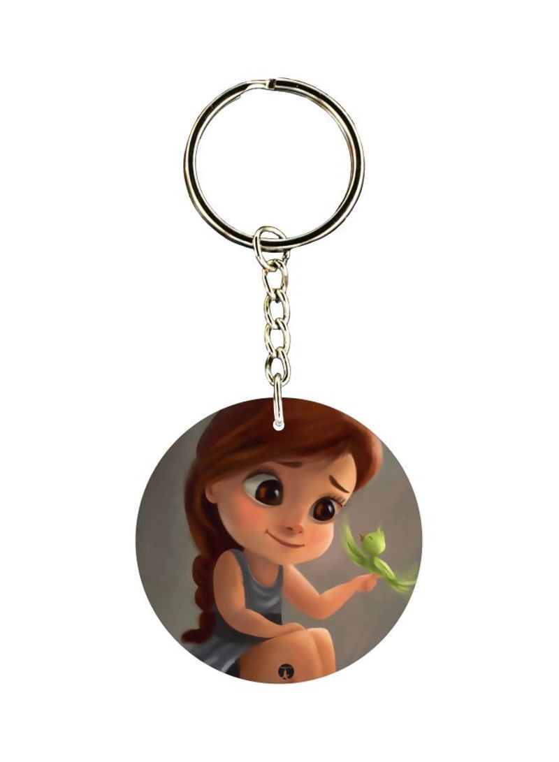 RKN Printed Single Sided Keychain