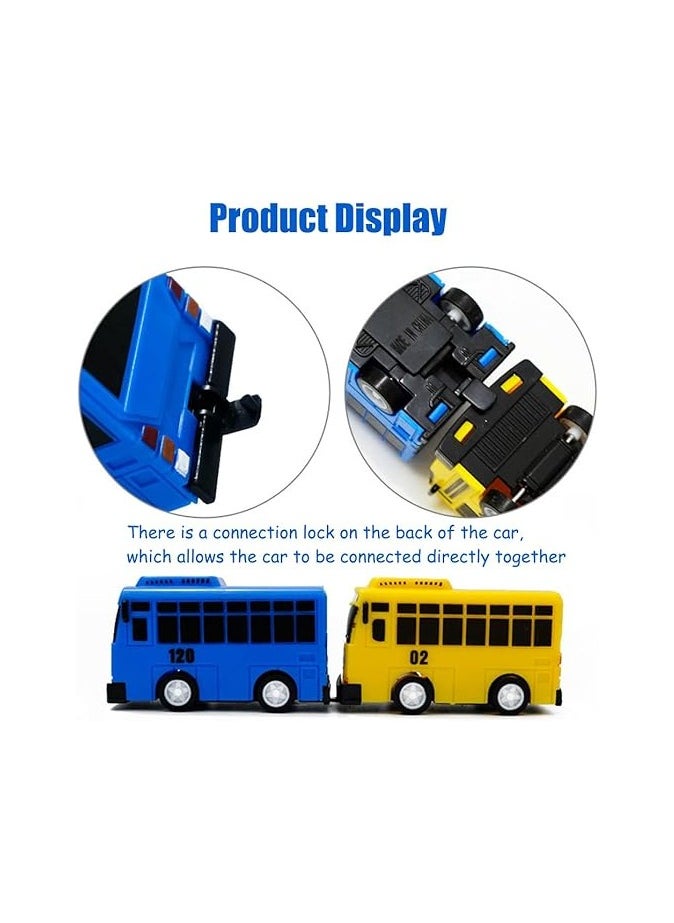 null - TAYO Little Bus Toy 5 IN 1 Tayo Bus Cartoon Pull Back - Image 1