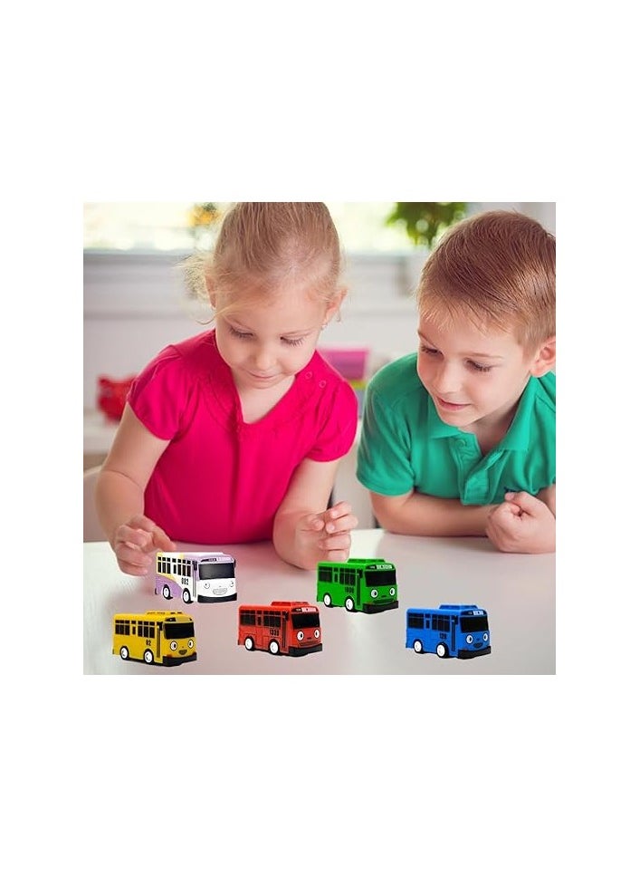 null - TAYO Little Bus Toy 5 IN 1 Tayo Bus Cartoon Pull Back - Image 1